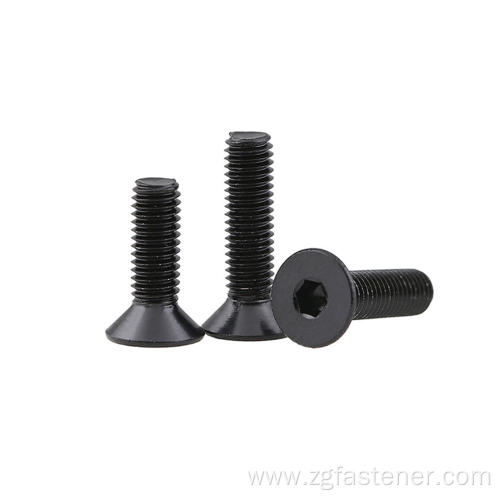 carbon steel hex socket countersunk head screws